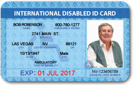 An international disability identification card